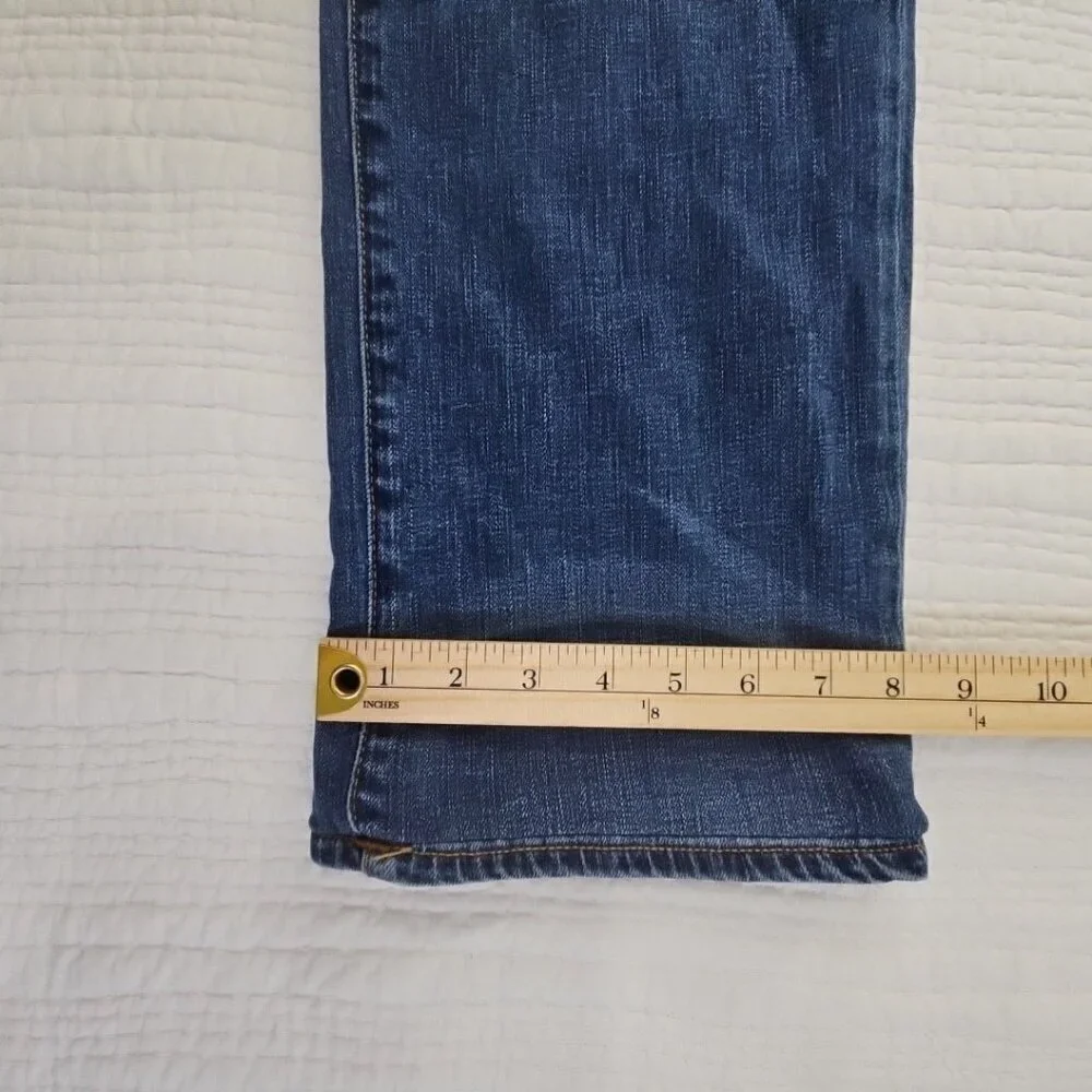 True Religion Jeans‎ Men's 42x31 Blue Straight Denim Faded Whiskers Streetwear
